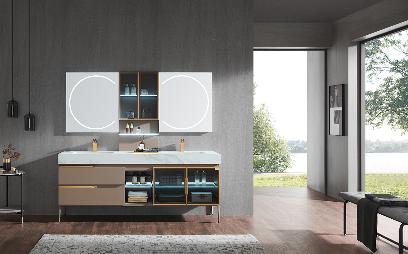 浪登洁具：内外兼修，打造不锈钢浴室柜知名品牌(图5)